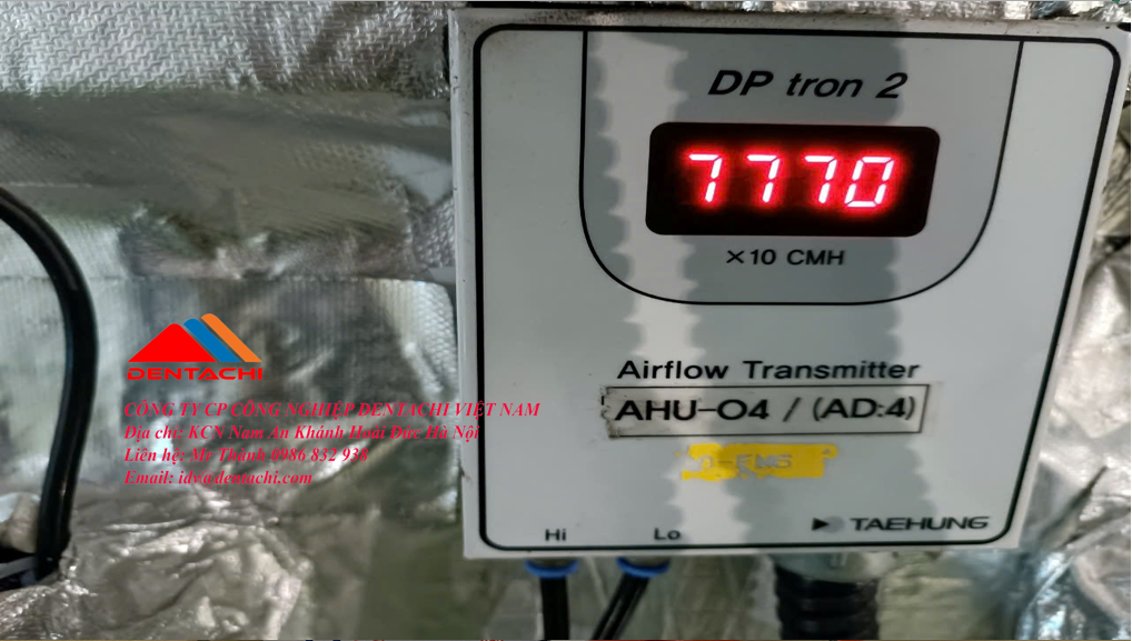 AIRFLOW TRANSMITTER  Model: DP TRON 2